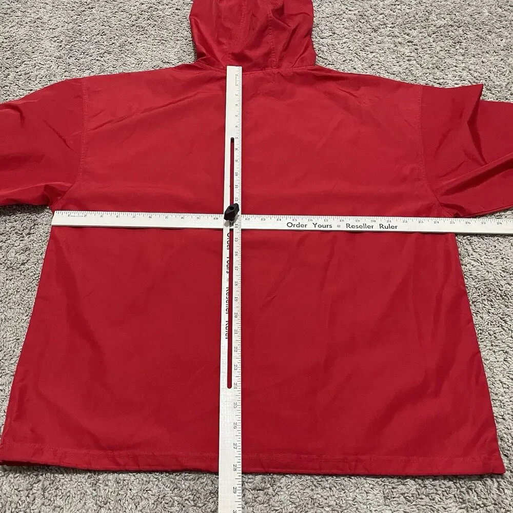 Pacific University Boxers Mens Jacket XL Red Anorak Windbreaker Oregon Champion